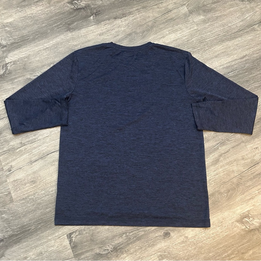 ๐ 3/$30 Houston Texans NFL Team Apparel Blue Lightweight Long Sleeve Mens Large - Picture 4 of 4